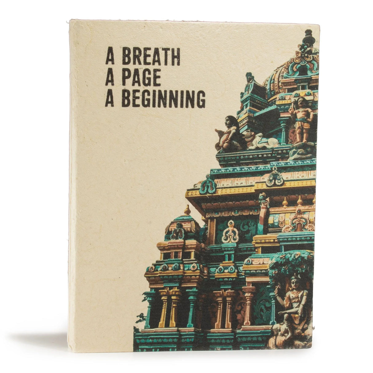 Lokta Inspiration Notebook  A Breath  Large (21x15cm)  45 Leaves  Includes Bookmark