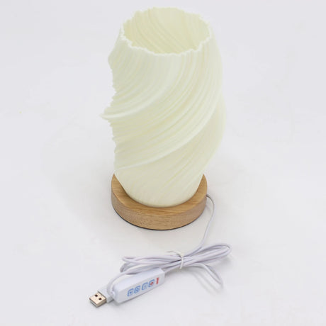 New Wave Lamp - USB - 3 settings - Cloud Twisted