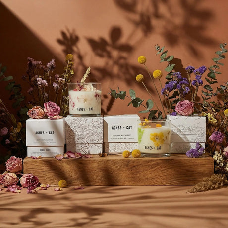 Agnes + Cat Botanical Soy Wax Candle - Seasalt & Moss