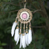 Pastel Pink Macram Dream Catcher 12cm (asst colours)