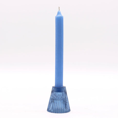 Flip Dinner Candle / Tealight Holder - Royal Blue