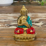 Brass Buddha Figure - Hands Up - 7.5 cm