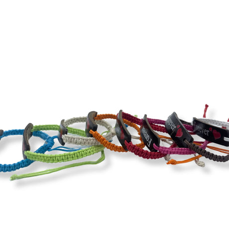 Handmade Friendship Bracelets - Unprinted Custom ready Coconut (asst)