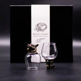 Gift Set of 6 Glasses (100ml) - Mystical Creatures - Antique Bronze
