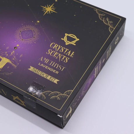 Amethyst Crystal Scents Smudge Incense - Lavender