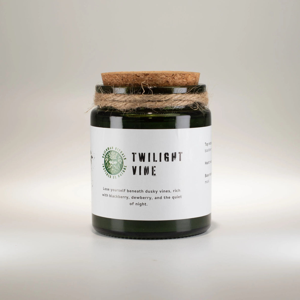 Greenman Woodwick Soy Candle - Twilight Vine