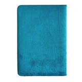 Light Blue Velvet Notebook - 80 pages - Embrace The Journey