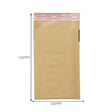 Kraft Padded Bubble Envelope (115x175+40mm)