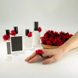 Fragrance Chiffon Diffuser Ring  Rose Red