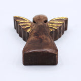 Small Mango Wood Angel - Gold Decor