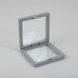 Lrg 3D Floating Frame Display 11x11cm - Grey