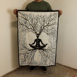 Cotton Wall Art (70x110cm) - Chakra Earth Connection