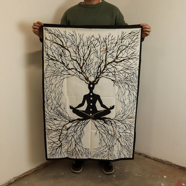 Cotton Wall Art (70x110cm) - Chakra Earth Connection