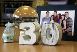 Wooden Birthday Numbers - No.3