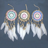 Pastel Pink Macram Dream Catcher 12cm (asst colours)