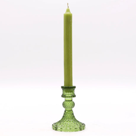 Vintage Dinner Candle Holder - Garden Jade