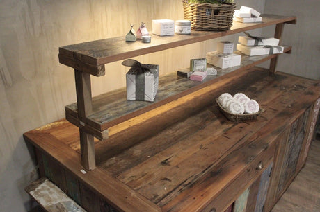 A&C Large Centre Display Table 207x97x80cm