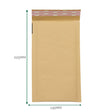 Kraft Padded Bubble Envelope (135x225+40mm)