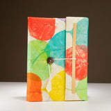 Lokta Colorful Leafs Notebook  Large (21x15cm)  45 Leaves