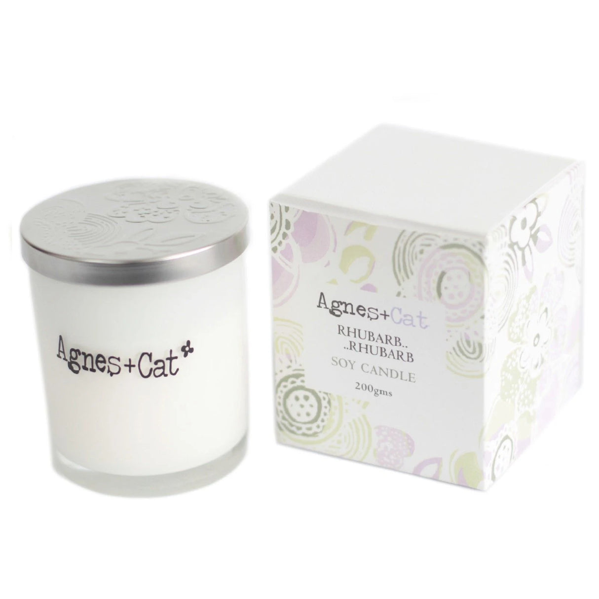 Agnes + Cat Votive Candle - Rhubarb Rhubarb