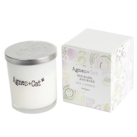 Agnes + Cat Votive Candle - Rhubarb Rhubarb