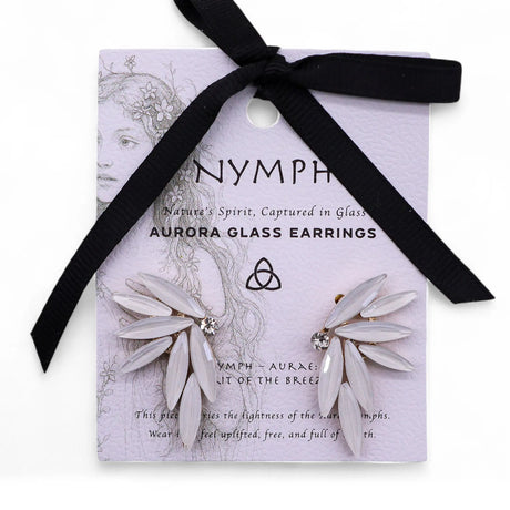 Pearl - Vintage Glass - Faries - Earrings