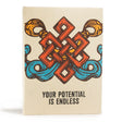 Lokta Inspiration Notebook  Your Potential  Large (21x15cm)  45 Leaves  Includes Bookmark