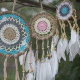Pastel Pink Macram Dream Catcher 12cm (asst colours)