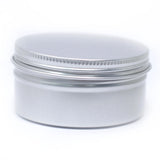 Aluminium Tin Box Round with Screw Top - 70x35mm