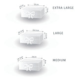 Flat Pack Gift Box - Large  (28.2x20.2x9.2cm) - Ivory