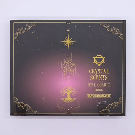 Rose Quartz Crystal Scents Smudge Incense - Rose