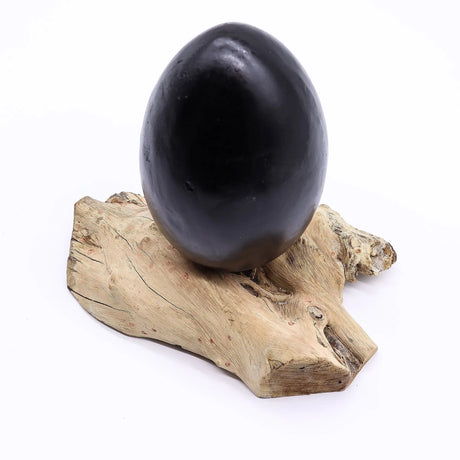 DriftGlow Lamp Crackle Lava Egg Shade - Grey