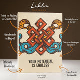 Lokta Inspiration Notebook  Your Potential  Large (21x15cm)  45 Leaves  Includes Bookmark
