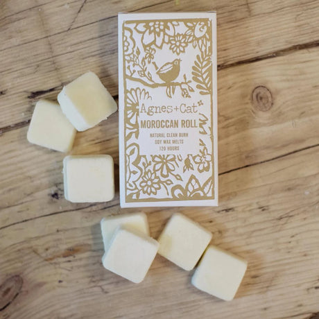 Agnes + Cat Box of 8 Wax Melts - Moroccan Roll