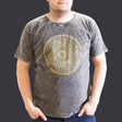 Nomad Sari Stonewashed Cotton T-Shirt  Mandala  Dark Grey  XL