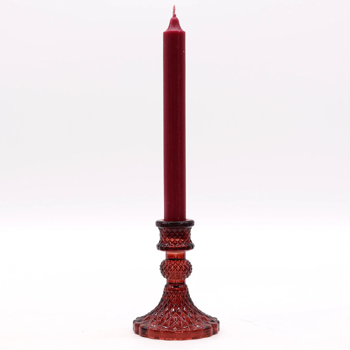Vintage Dinner Candle Holder - Vampire Red