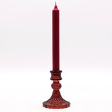Vintage Dinner Candle Holder - Vampire Red