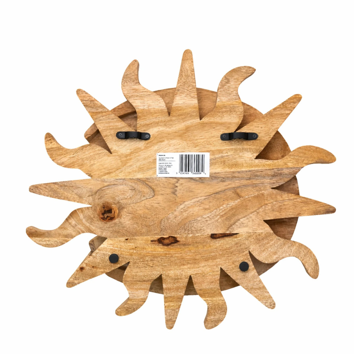 Sunrays & Moon 3 Tier Wall Shelf
