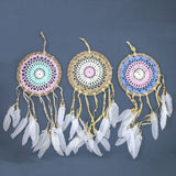 Pastel Pink Macram Dream Catcher 16cm (asst colours)