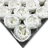 Craft Soap Flower - Ext Large Peony - White