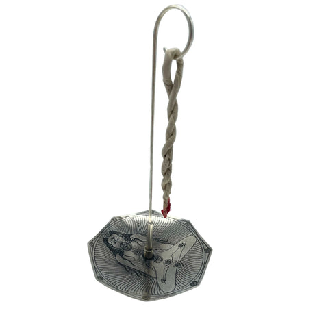 Rope Incense and Silver Plated Holder Set - Tantra Yoga