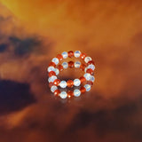 Nymph Spirit Gemstone Ring Set - Blood Moon
