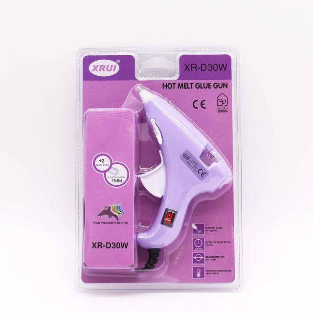 Xrui 30W Mini Hot Glue Gun Hobby (UK plug)  - for 7mm sticks