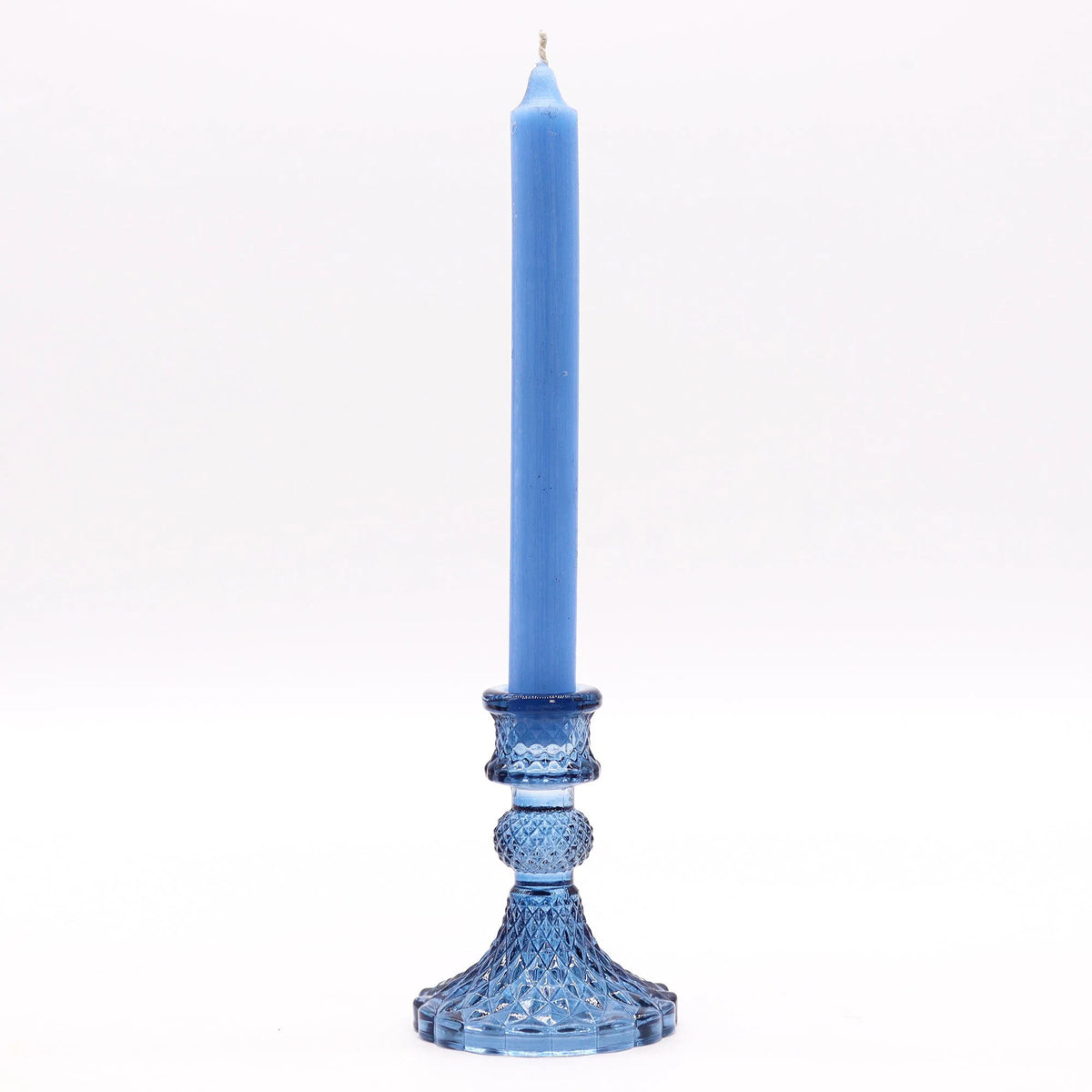 Vintage Dinner Candle Holder - Royal Blue