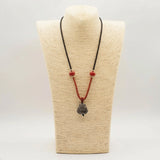 Cool Gemstone Pendants - Sliver Obsidian Buddha
