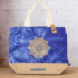 All Natural Bag - Blue Stonewash - Mandala - Harmony
