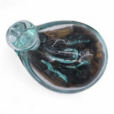 Molten Glass Duck Decanter on Wood with Stopper 19cm