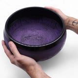 Extra Loud - Mushroom Singing Bowl - Purple Haze (23x10.5cm, 1.3kg)