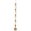 Indian Chimes - Brass Flower of Life with Rudraksha Beads String Bells