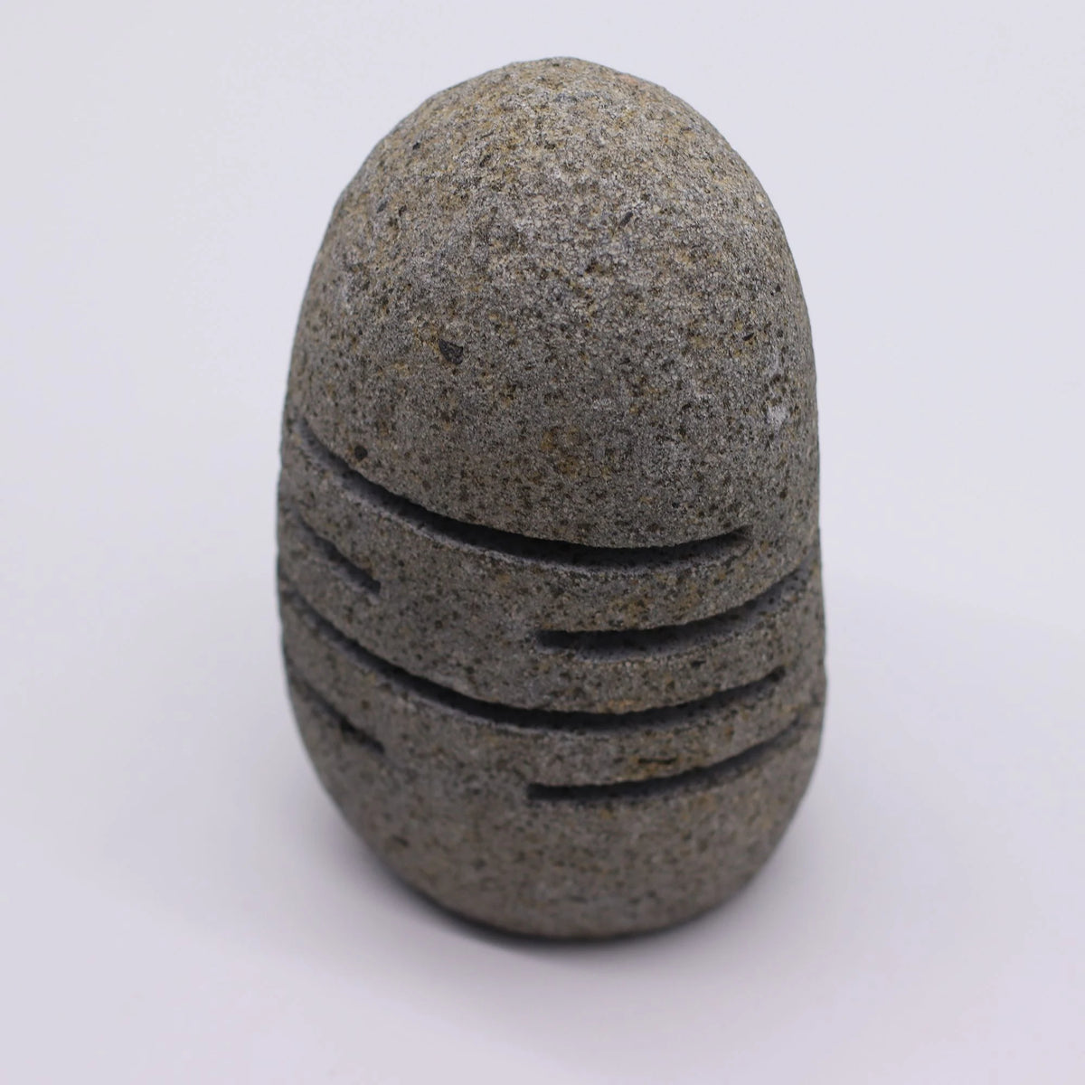 Natural Riverstone Candle Holder - Standing Stone Cut